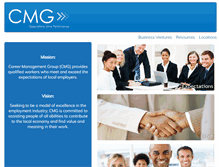 Tablet Screenshot of careermanagementgroup.org